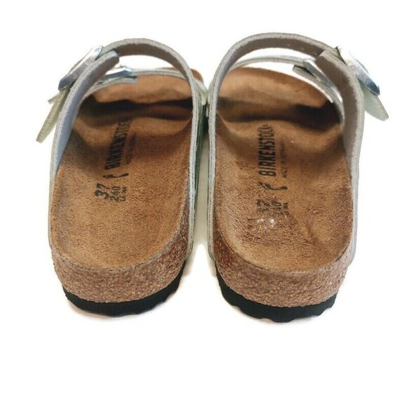 Birkenstock Arizona BS Sandals Womens Size 6 - 6.5 NARROW Gator Gleam Mineral - Picture 7 of 9